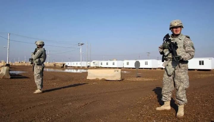 An attack on an air base in Iraq: Drones targeted international forces