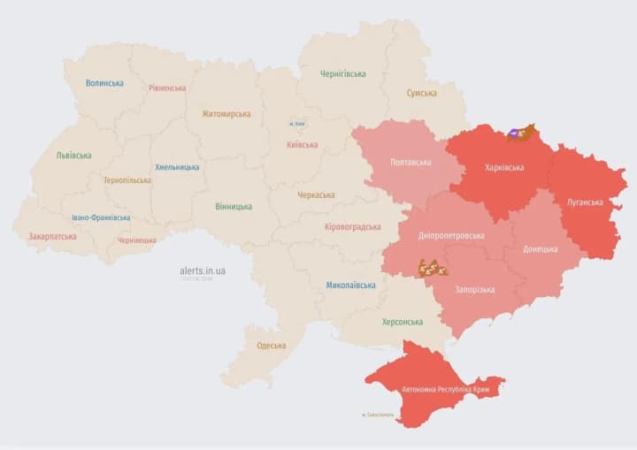 Повітряні Сили інформують про загрозу балістичних ракет противника