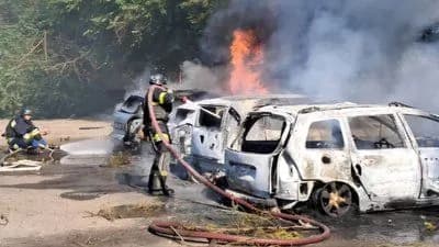 Russian troops shell two communities in Nikopol region