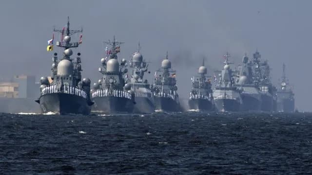 russia launches large-scale naval exercises with 20 thousand troops