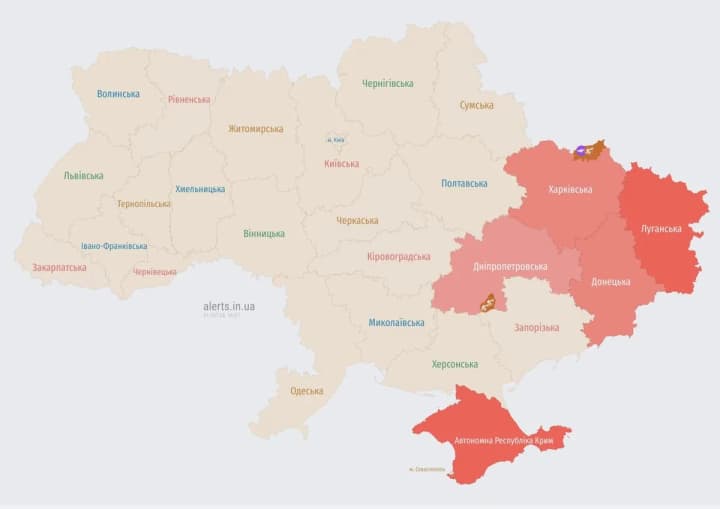 Explosions were heard in Dnipro. The Air Force reports on air defense against a reconnaissance drone