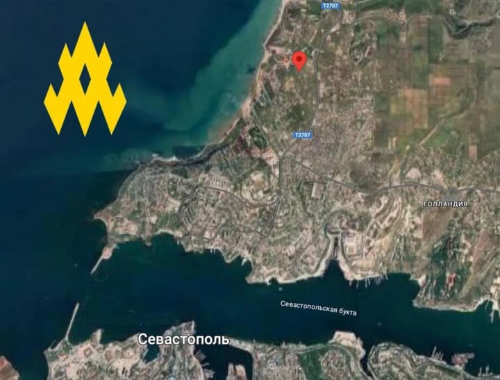 ATESH reconnoitered an observation post on the coast of Sevastopol in the occupied Crimea