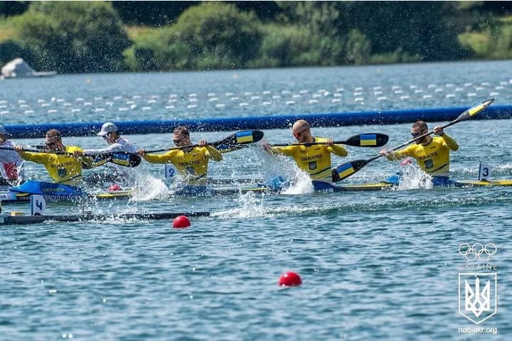 Ukrainian men's kayak four took 4th place at the 2024 Olympics