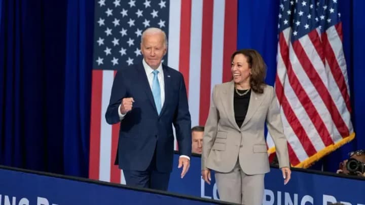 Байден і Гарріс вперше публічно виступили разом після заміни кандидата в президенти від демократів