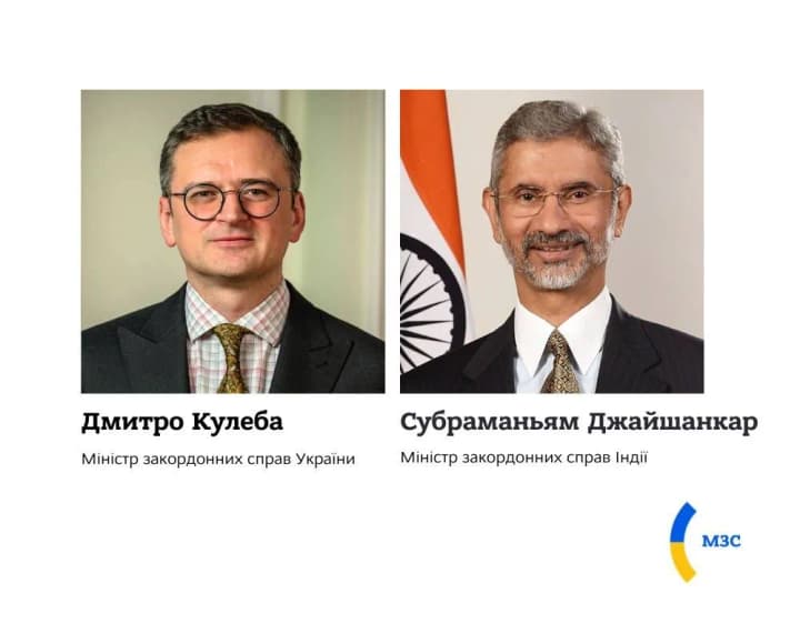Кулеба зідзвонився з головою МЗС Індії на тлі повідомлень про можливий візит Моді