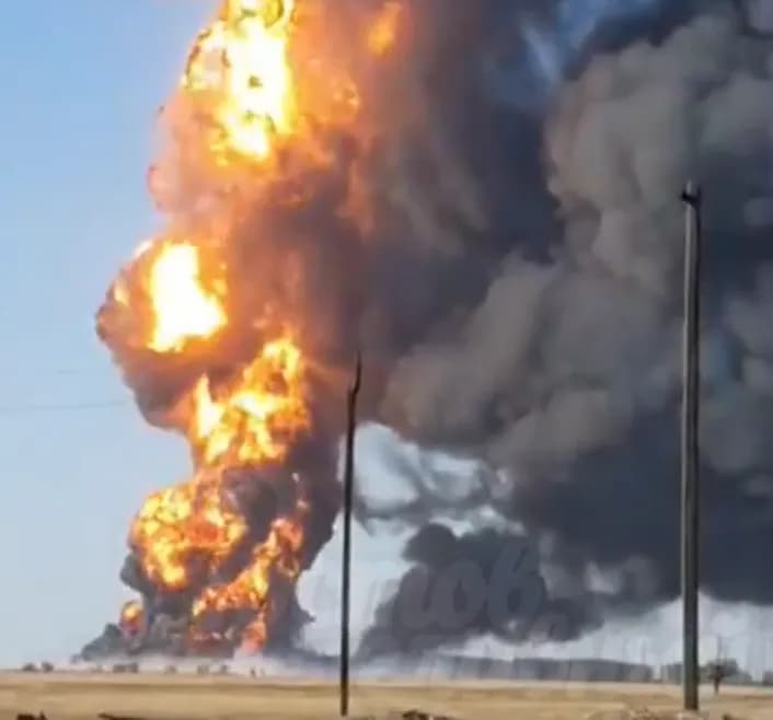 Another explosion occurs in the Rostov region at an oil depot attacked by Ukrainian drones the day before