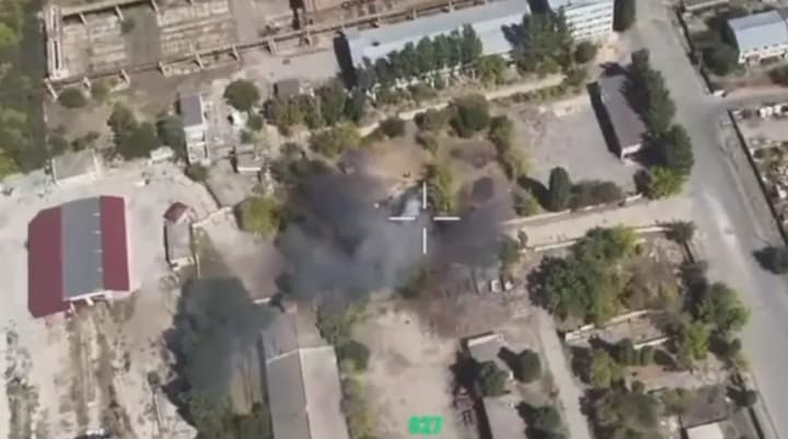 Командувач ПС ЗСУ показав кадри роботи винищувача на Курському напрямку авіабомбою AASM Hammer