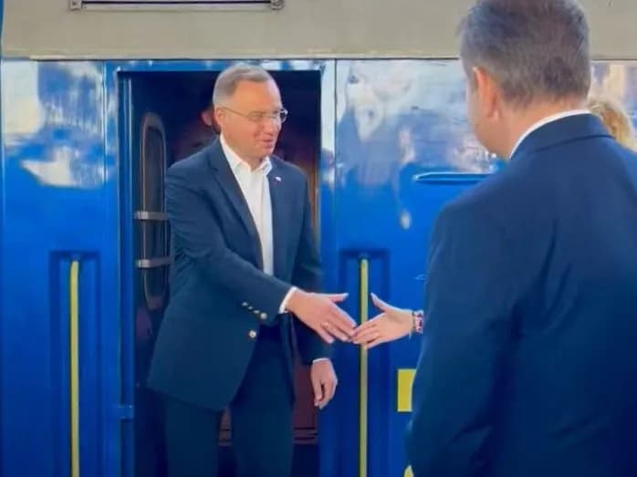 Президент Польши Дуда прибыл в Киев на празднование Дня Независимости