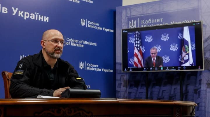 Shmyhal discusses energy recovery assistance with U.S. Deputy Secretary of State