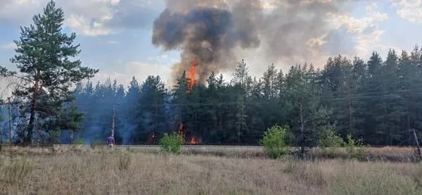 Large-scale fire in Holy Mountains National Park destroys 1500 hectares of forest, fire spreads to houses - Ministry of Environment