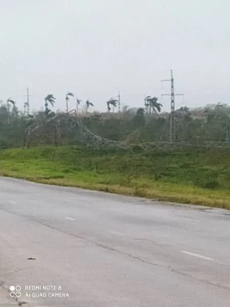 Cuba was left without electricity again amid hurricane