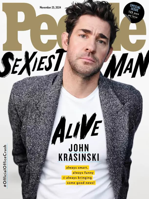 John Krasinski crowned as 2024 People's Sexiest Man Alive: how wife Emily Blunt reacted