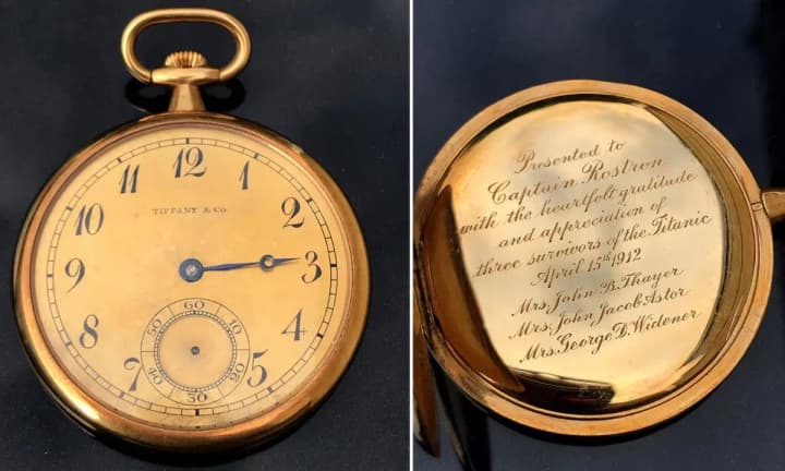 The watch of the ship's captain who saved the passengers of the Titanic was sold at auction for a record price