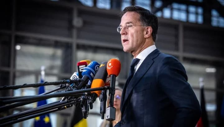 Rutte warned of a threat to the entire West if Putin "gets his way"