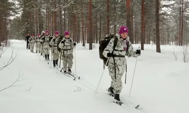 Finnish women enroll in survival courses due to threat from Russia