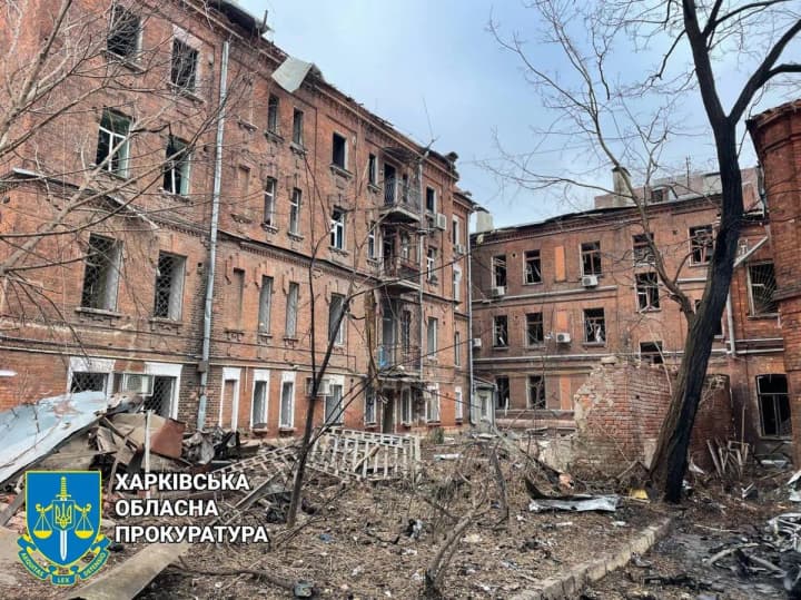 Russian army's missile strike on Kharkiv: destruction shown