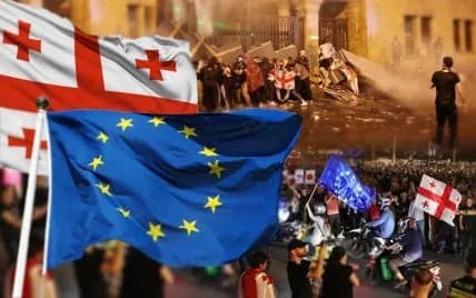 In Georgia, in protest against the actions of the government, a General Staff Officer resigned