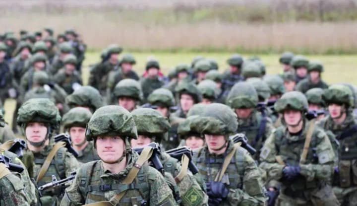the Russian Federation announced 300 thousand trained reservists for the war in Ukraine