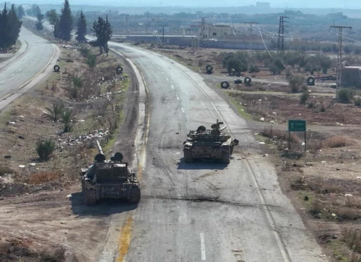 The Syrian army launched a counteroffensive against the rebels near the symbolic city of Hama