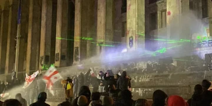 About 300 people detained during protest actions in Georgia