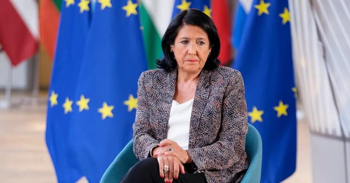 Президентка Грузії обговорила із новим главою Євроради події в країні