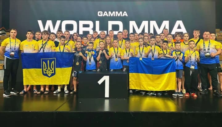 Ukrainian juniors become GAMMA world champions in mixed martial arts
