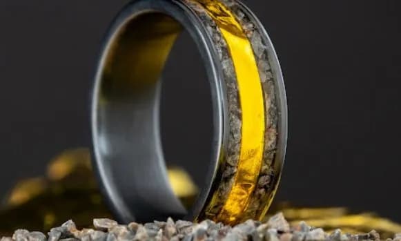 Part of Apollo 11 became the centerpiece of John Messick's wedding ring