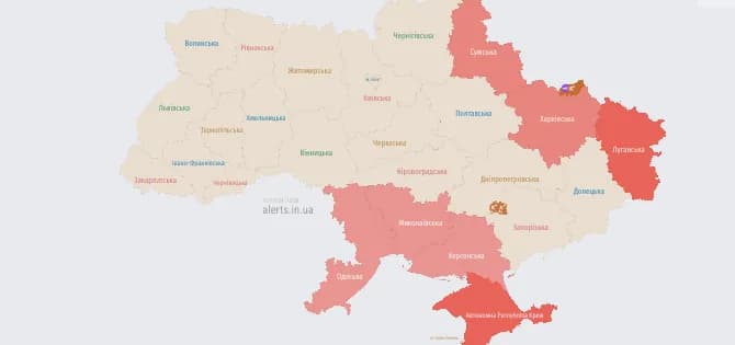 На Одещині пролунали вибухи після попередження про швидкісну ціль 