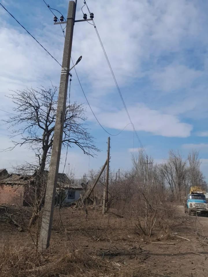 DTEK restores electricity to 20 settlements in Donetsk Oblast in a week