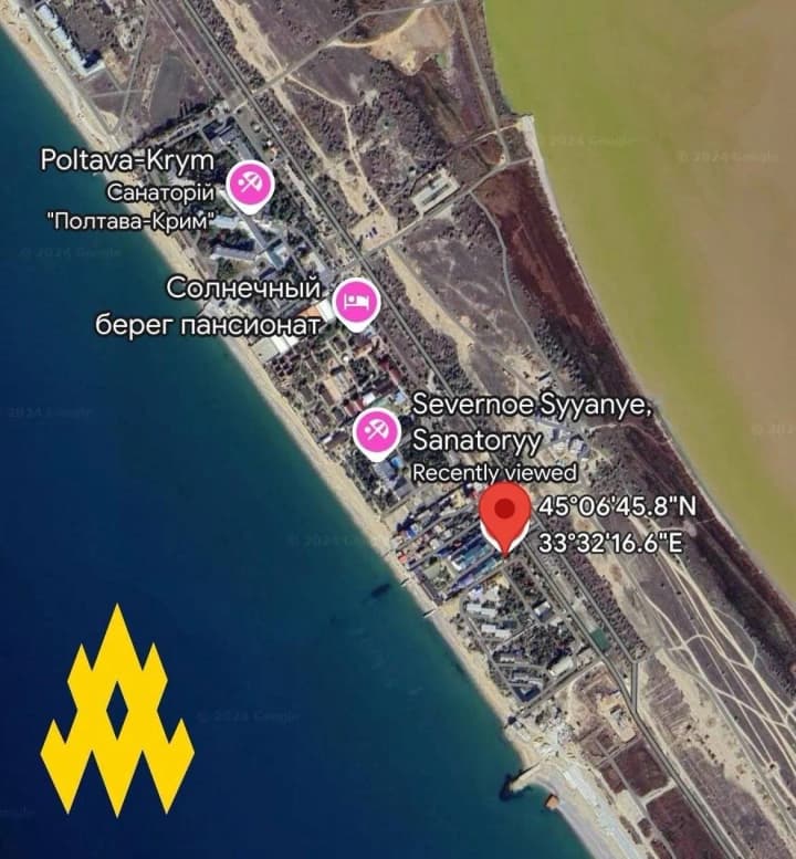 Оккупанты разместили военную технику в санатории Сакского района Крыма - "АТЭШ"