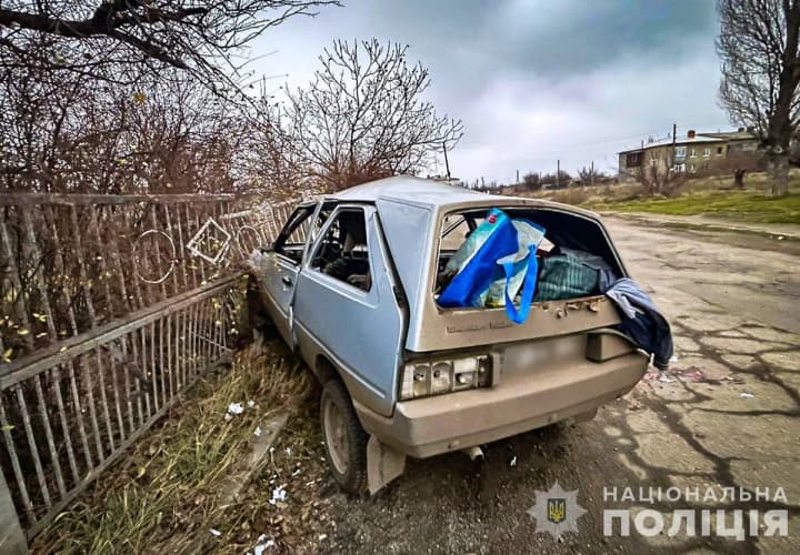Russians attack a civilian car with a drone in Zaporizhzhia region: one killed, 4 wounded