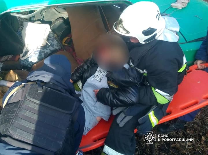 Двоє дітей постраждали у ДТП на Кіровоградщині
