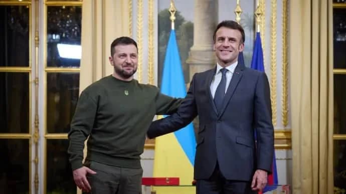 Zelenskyy and Macron discuss deployment of foreign contingents in Ukraine