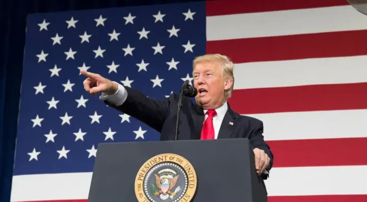 Trump will take office with US flags at half mast, not at half mast