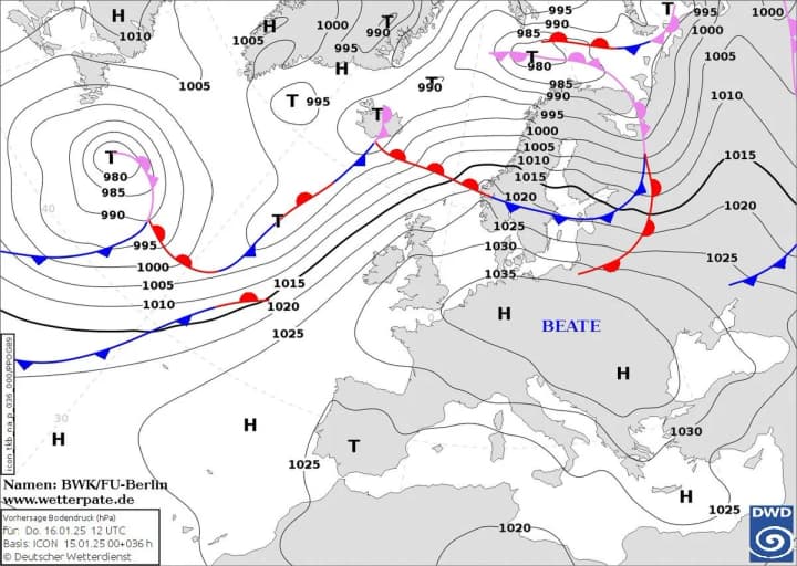 Антициклон Beate принесет в Украину сухую погоду: что изменится с 16 января