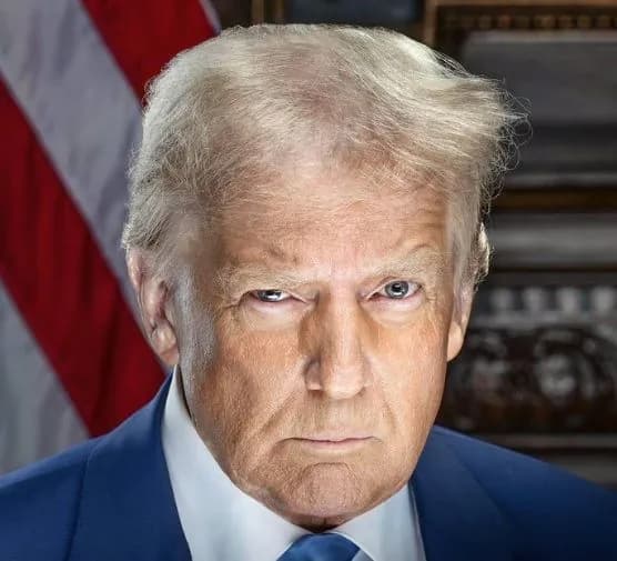 Новый инаугурационный портрет Дональда Трампа поразил пользователей сети