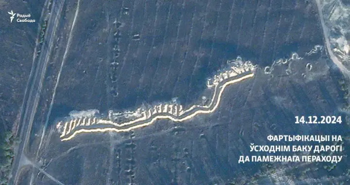 Military trenches appeared near the Belarusian-Lithuanian border: satellite photos published