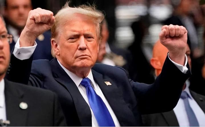 Trump announces 'historic' actions to resolve crises in the US from day one