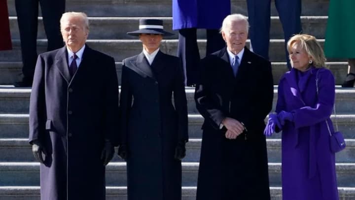 Biden left a note for Trump at the White House