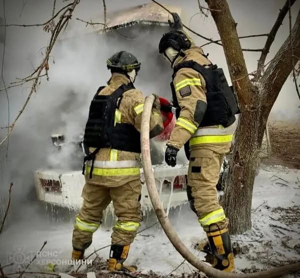 Russian troops attacked rescuers in Kherson and the region, one injured