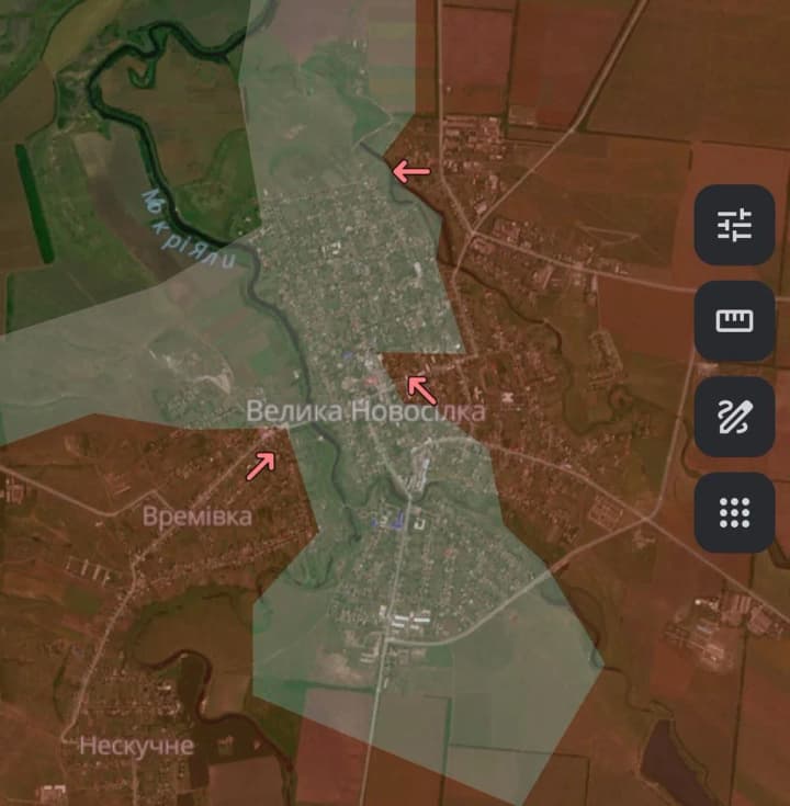 Ворог просунувся вперед: DeepState оновив мапу бойових дій