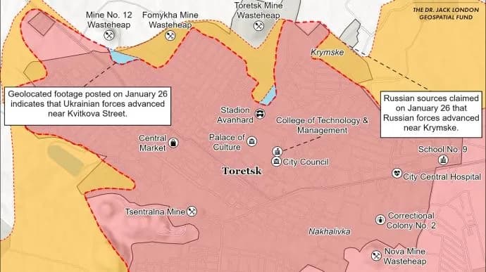 Offensive on Toretsk direction may indicate a change in Russia's priorities - ISW