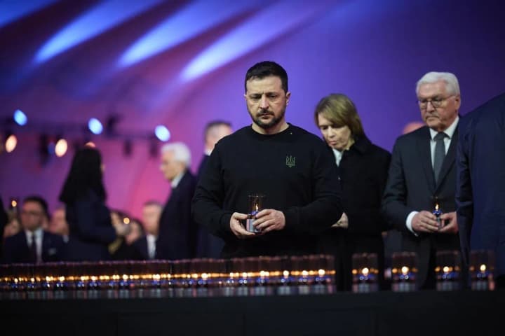 Zelensky and world leaders honored the 80th anniversary of the liberation of Auschwitz-Birkenau concentration camp