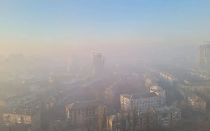 Dirty air from Europe is already creeping up on Ukraine