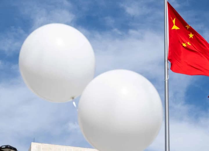 Поблизу Тайваню виявили шість повітряних китайських куль