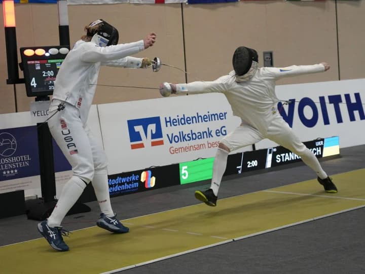 Ukrainian fencer Stankevich wins bronze at the World Cup in Germany