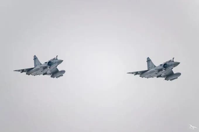 Во Франции показали кадры подготовки украинских пилотов на Mirage 2000