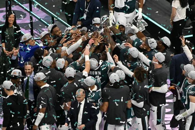 Eagles interrupted the Chiefs' championship streak at the Super Bowl with Trump and stars in the stands