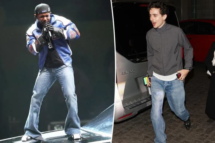 Kendrick Lamar's Super Bowl jeans were originally intended for Timothy Chalamet - report
