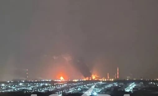 Нічна атака: дрони атакували нафтопереробний завод у самарській області рф